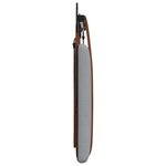 vidaXL Tête de lit suspendue Avec lumière LED Gris clair PU antique