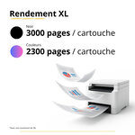 TN248 XL - Pack 4 toners compatibles avec Brother TN-248 XL pour Brother MFC-L8390CDW DCP-L3560CDW DCP-L3520CDWE MFC-L3740CDWE MFC-L3760CDW DCP-L3520CDW