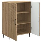 vidaXL Buffet Chêne artisanal 66 x 34 5 x 89 5 cm Bois d'ingénierie