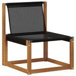 vidaXL Canapés modulaires d'extérieur 3 Pièce Gris Naturel et Clair