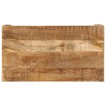 vidaXL Table basse 100x55x40 cm bois de manguier massif