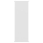 vidaXL Étagères murales Blanc 104x20x58 5 cm Bois d'ingénierie