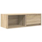 vidaXL Meuble TV chêne sonoma 80x31x25 5 cm bois d'ingénierie