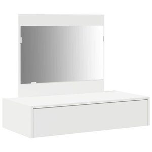 vidaXL Table de Toilette Blanc 83 x 40 x 70 cm Bois d'ingénierie