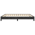 vidaXL Cadre de lit sans matelas noir 180x200 cm velours
