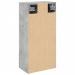 vidaXL Armoire de salle de bain murale Gris béton 32x20x67 cm