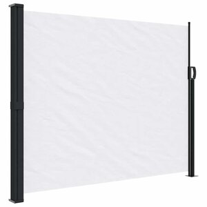 vidaXL Auvent latéral rétractable blanc 160x500 cm