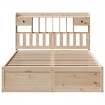 vidaXL Cadre de lit sans matelas 150x200 cm bois de pin massif