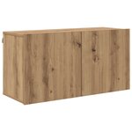 vidaXL Unité murale de TV 5 Pièces Chêne artisanal Bois d'ingénierie