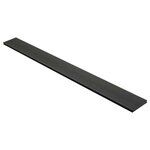 vidaXL Planche de terrasse 4 pc Noir WPC