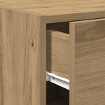 Buffet vidaXL Artisan Chêne 30x42 5x93 cm Bois d'ingénierie