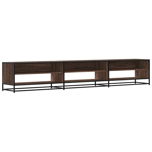 vidaXL Meuble TV chêne marron 270x40x46 cm bois d'ingénierie
