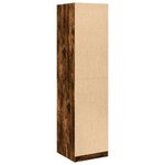 vidaXL Garde-robe chêne fumé 50x50x200 cm bois d'ingénierie