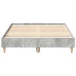 Lit vidaXL 120x190 cm Gris Béton en Bois Ingenierie