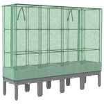 vidaXL Jardinière surélevée avec housse aspect rotin 160x40x140 cm