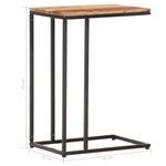 vidaXL Table d'appoint 35x45x65 cm Bois massif