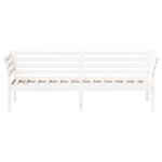 vidaXL Lit de jour sans matelas blanc 80x200 cm bois de pin massif