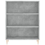 vidaXL Buffet gris béton 69 5x32 5x180 cm bois d'ingénierie