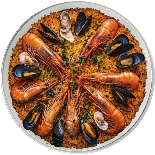 Pièce de monnaie en Argent 1 Dollar g 31.1 (1 oz) Millésime 2025 Pan of Pleasure PAELLA