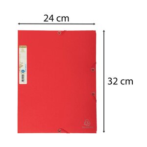 Chemise élast.3Rabat FOREVER Rouge/Orange x 25 EXACOMPTA