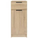 vidaXL Armoire de bureau Chêne sonoma 33 5x50x75 cm Bois d'ingénierie