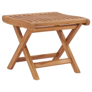 vidaXL Repose-pied pliable 46 5x49x41 5 cm Bois de teck solide