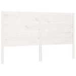 vidaXL Tête de lit Blanc 186x4x100 cm Bois massif de pin