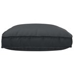 vidaXL Coussin Noir 120 x 80 x 12 cm Tissu Oxford