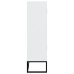vidaXL Buffet haut blanc 70x35x125 cm bois d'ingénierie