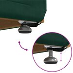 vidaXL Tabouret Vert foncé 81 x 41 x 40 cm Velours et Bois Composite