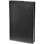 Agenda président couv plast grainée noir 21 x 27 cm quovadis