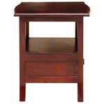 vidaXL Cabinet de chevet avec tiroir Marron 40 x 40 x 45 5 cm