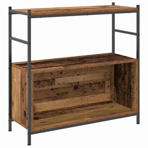 vidaXL Étagère Chêne fumé 80 x 30 x 78.5 cm Bois d'ingénierie