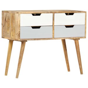 vidaXL Buffet 85 x 40 x 71 cm Bois de manguier massif