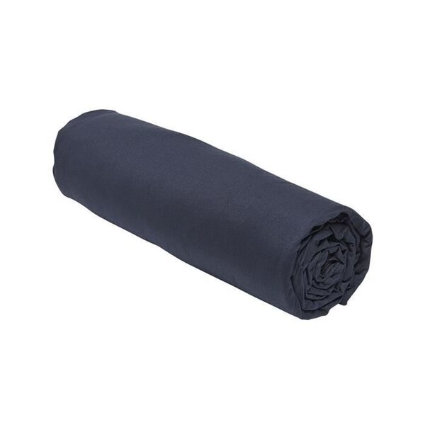 Drap housse - 140 x 190 cm uni - Navy