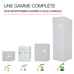 Boite à colis Eclipse 1 porte blanc mat RAL 9016 M