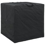 vidaXL Sac de stockage extérieur Noir 90 x 90 x 90 cm Tissu 420D