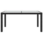 vidaXL Ensemble à manger d'extérieur 5Pièces avec coussins Résine tressée