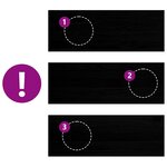 vidaXL Marches d'escalier 8 Pièces marron foncé 70x25x2 cm chêne massif