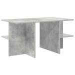 vidaXL Table basse Gris béton 87 x 50 x 45 cm Bois d’ingénierie