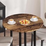 vidaXL Plateau de table Bois ancien 80 x 80 x 1.5 cm Bois d'ingénierie