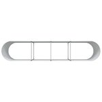 vidaXL Jardinière surélevée Marron 400 x 80 x 81 cm Acier