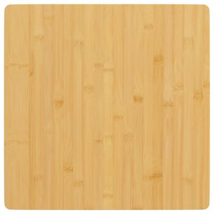 vidaXL Dessus de table 40x40x4 cm bambou