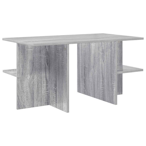 vidaXL Table basse Sonoma gris 87 x 50 x 45 cm Bois d’ingénierie