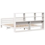 vidaXL Cadre de lit sans matelas blanc 180x200 cm bois massif de pin
