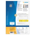 HERMA Étiquettes de film d'extérieur A4 45 7x21 2 mm 40 Feuilles Blanc