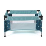 Bayer Chic 2000 652-18 - Lit de voyage pour poupées Sternchen turquoise