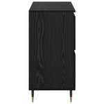 vidaXL Armoire de rangement 2 Pièces Chêne noir 60 x 35 x 70 cm