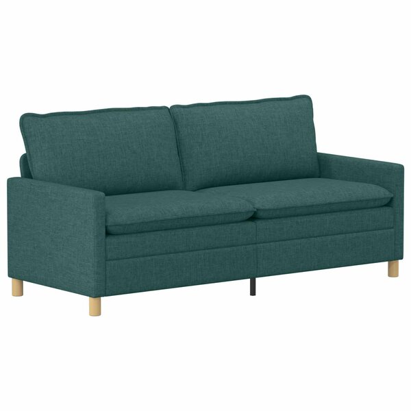 vidaXL Canapé Vert foncé 196 x 81 x 87 5 cm Tissu