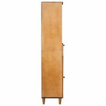 vidaXL Cabinet de salle de bain Marron clair 38 x 33.5 x 160 cm